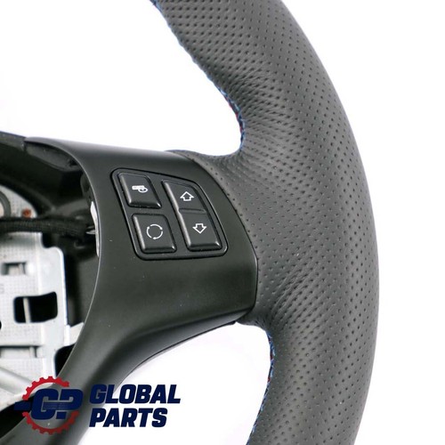 BMW E81 E82 E87 E90 E91 E92 E93 NEW Black Leather M-Sport Thick Steering Wheel - Picture 5 of 12