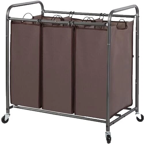 Polyester Brown Laundry Carts & Hampers