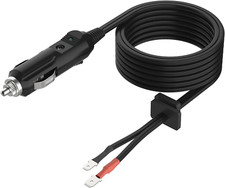 8 Ft 12V Power Cord w/ Fuse - Replacement for Coleman Thermoelectric Coolers