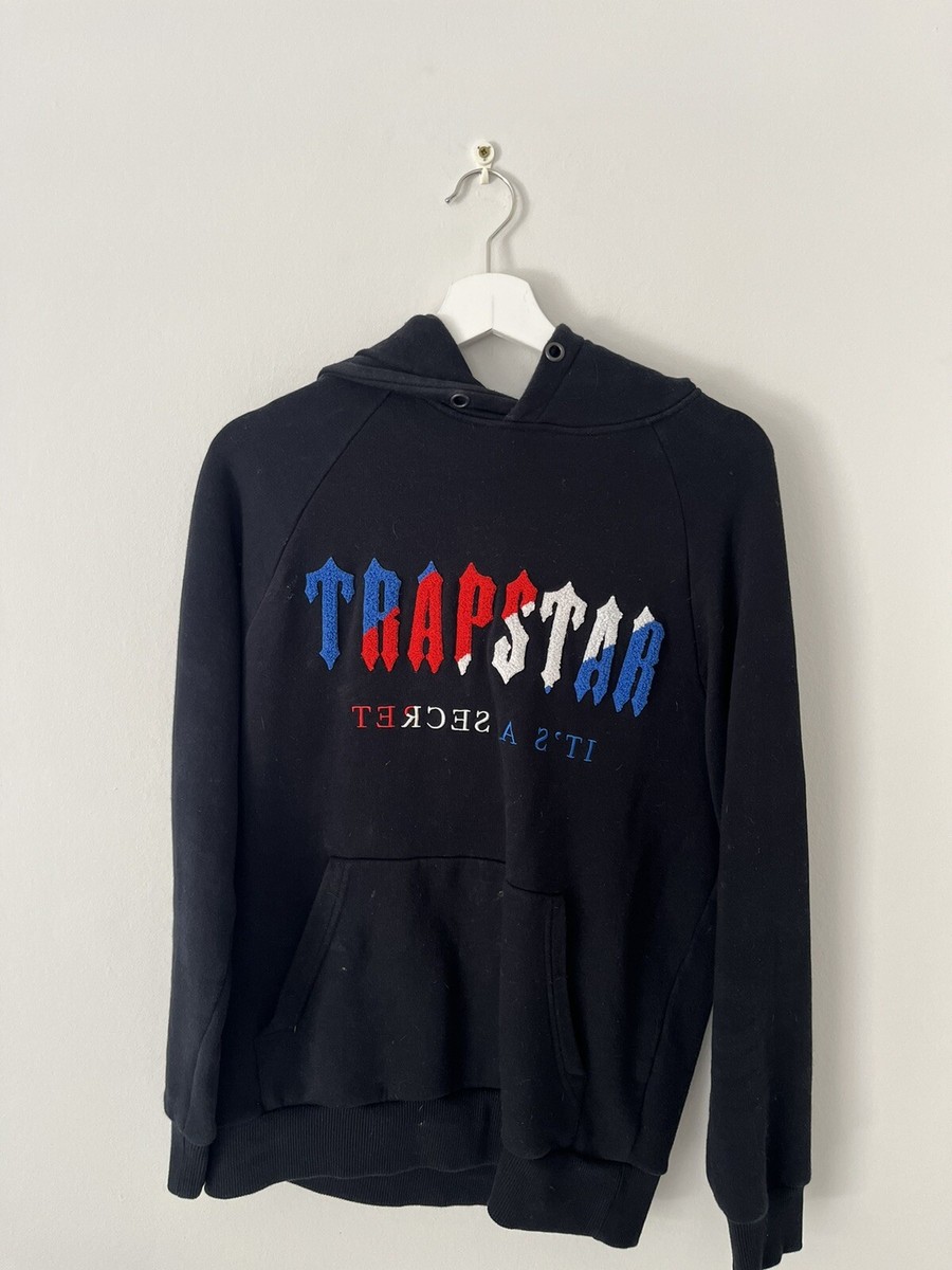 Trapstar Tracksuit (Its a secret) Size Small Red White and Blue