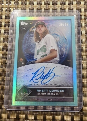2024 Topps Pro Debut Rhett Lowder AUTO #ed /75, FUTURE 