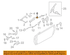 HYUNDAI OEM 10-16 Genesis Coupe Door Lock Hardware-Handle Base Bolt 826783K000