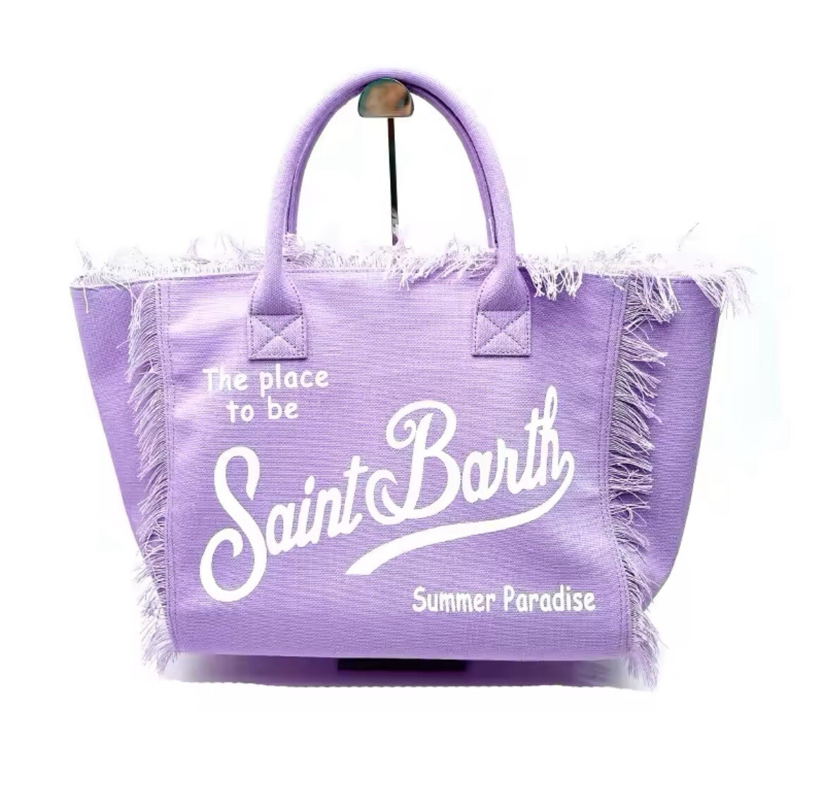 MC2 Saint Barth Borsa Donna Con Fantasia A Cuori - Foto 11