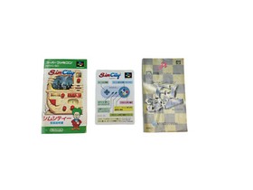 Sim City & F-1 Grand Prix Super Famicom SFC Japan Import Nes Games CIB Tested