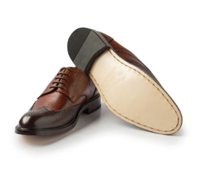 Herren Handgefertigte Schuhe Leder Oxford Brogue Zweifarbig Schnürung Stil Formelle Stiefel
