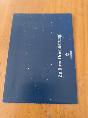Prospekt Renault zu ihrer Orientierung Auto car brochure 19