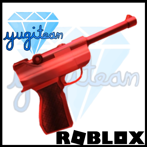 Roblox Murder Mystery 2 MM2 Red Luger Godly Gun Fast Shipping! - Picture 1 of 2