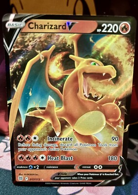 Pokémon TCG Charizard V 17/172 Brilliant Stars Ultra Rare-NM | eBay