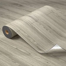 Peel and Stick Vinyl Flooring Roll 23"X 196"/32 Sq.Ft, Thicken Self Adhesive Vin
