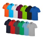 polo uomo FRUIT OF THE LOOM 100% cotone manica corta bottoni PREMIUM 14 colori