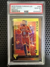 2019-20 Panini Chronicles Flux Coby White BRONZE PSA 10 GEM MINT POP 7