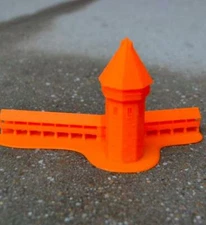 Kapellbrücke - Switzerland Scaled 100% Accurate Model Miniature Tabletop Diorama