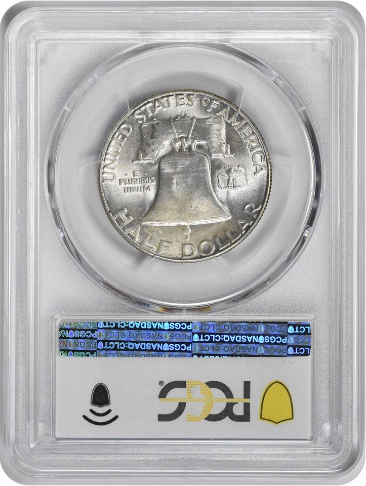 1953-S Franklin Silver Half Dollar MS66 PCGS - Image 2 of 2