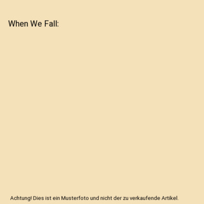 When We Fall, J. H. Croix