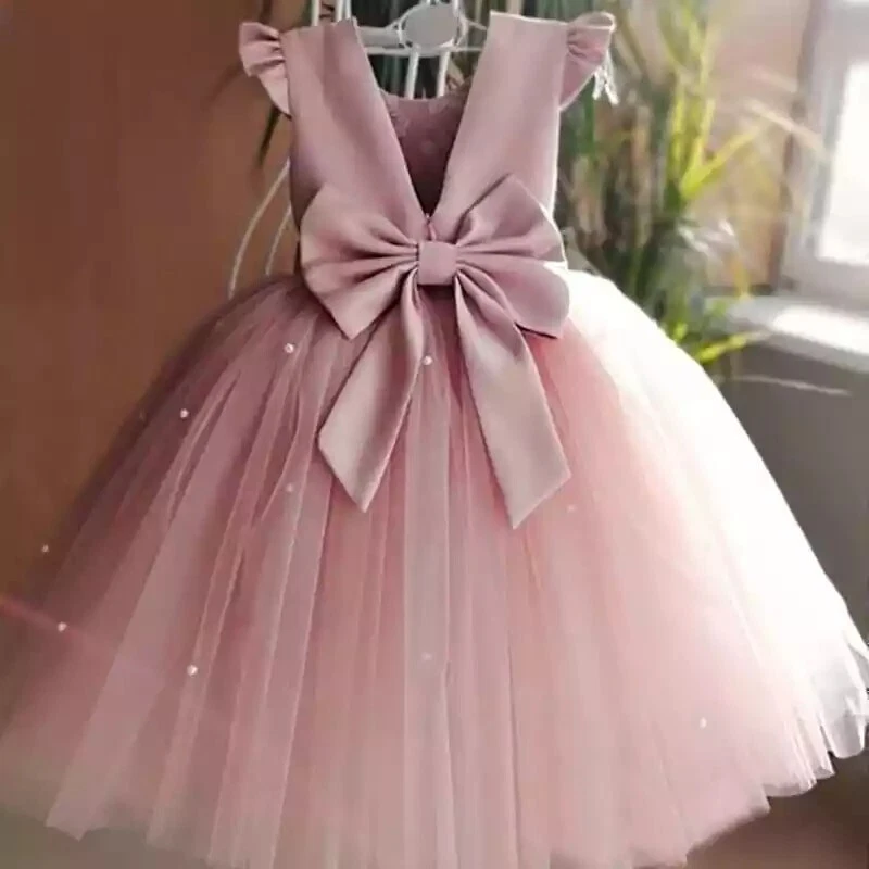 Rechazado pájaro educador Vestidos Para Niña de Fiesta Bautismo Bodas Cumpleaños Cumpleañera 2 3 4 5  Años | eBay