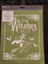 MDC DIY Adhesive Reusable Silkscreen Stencil "Witches Ball"