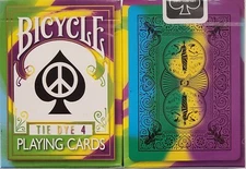 Bicycle Tie Dye Playing Cards 4th Edition Deck Tye Die Hippie-Dippie Hippy COOL