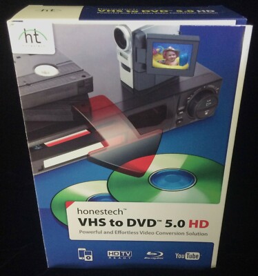 NEW Honestech VHS to DVD 5.0 HD Powerful Effortless Video Conversion Solution