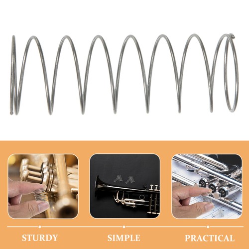 6 Pcs Auf Bass Spring Kappe Mit Trompetenknopf Austausch Von Trompetenfedern - Bild 7 von 12