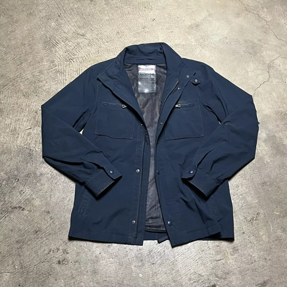 Prada windbreaker men's clearance jacket