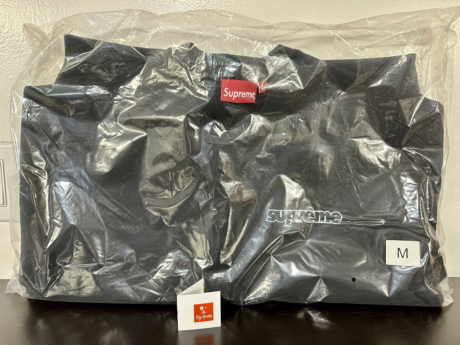 Supreme Connect Crewneck Sweatshirt FW18 Black Size M