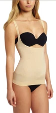 Maidenform Women's Control It! Shiny WYOB Torsette #12571 Beige NWT