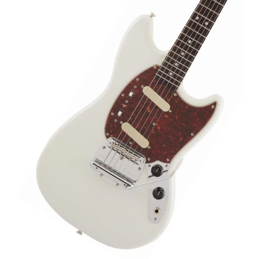 Fender Made in Japan Traditional 60s Mustang Olympic White Electric Guitar