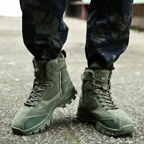 Mens Military Army Combat Boots 