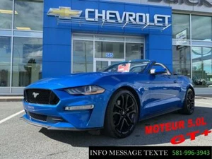 2019 Ford MUSTANG Convertible GT Premium, 5.0L, TRES BAS KM, GPS