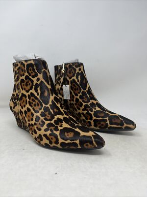 Calvin Klein Women s GAEL Ankle Boot, Leopard, Size 6.5 M US