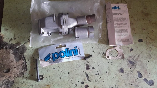 COLLETTORE ASPIRAZIONE MONOLAMELLARE Ø 19 POLINI 3F 215.0231 VESPA PK 50 - 125XL - Foto 1 di 14