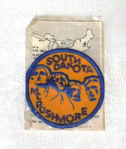 Vintage TrailBlazer South Dakota Mt. Rushmore Patch  NIP
