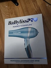 BaBylissPRO Nano Titanium Hair Dryer-Blue - *New