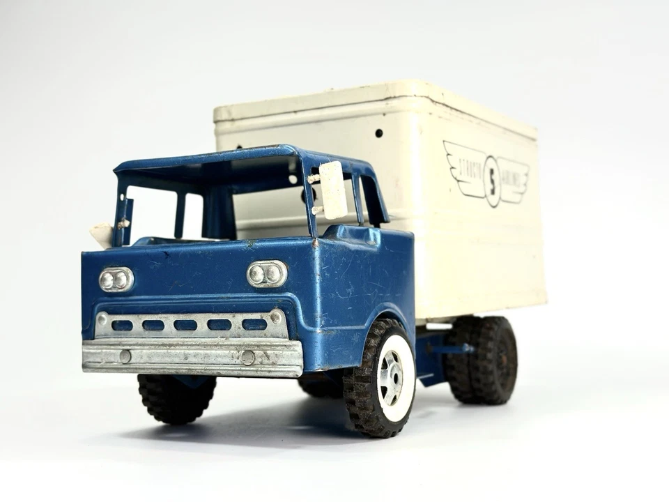 Vintage Structo AA Sky Chef Airlines Box Scissor Truck Original 1960 RARE - Image 3 of 4