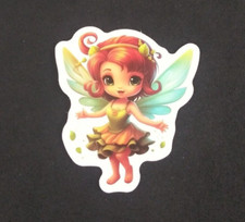 Colorful Cute Fairy Sticker 2" x 1.75" AT