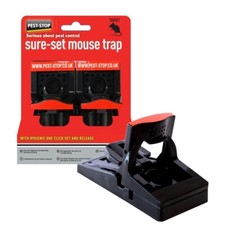 PEST-STOP SURE-SET MOUSE TRAPS TWIN PACK