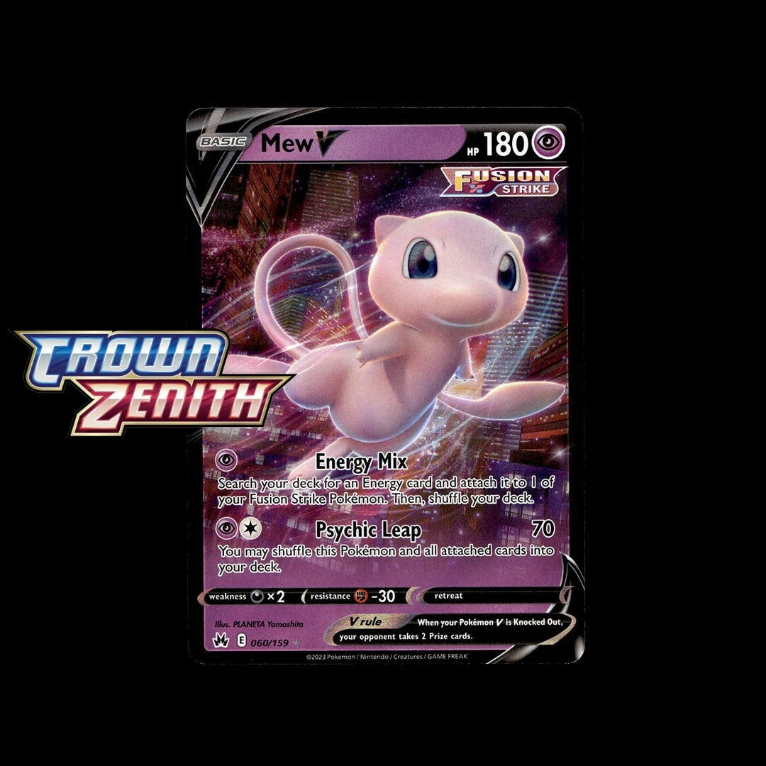 Mew V 060/159 Crown Zenith for sale | eBay