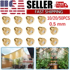 0.5mm 0.4mm Misting Nozzles Water Mister Sprinkle for Cooling System 10/20/50PCS
