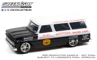 Greenlight 86347 1/43 1966 Chevy Suburban Don Garlits  Speed Shop Tampa Florida