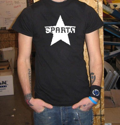 Sparta Star Band T-Shirt   Indie Rock & At The Drive-In Tee