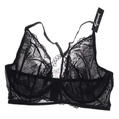 Gossard, BH, Größe: 95G, Superboost Lace Deep V Bralett, Schwarz #NVk