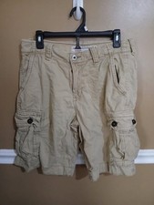 American Eage Cargo Shorts Y2k Khaki Tan Size Mens 32 Classics
