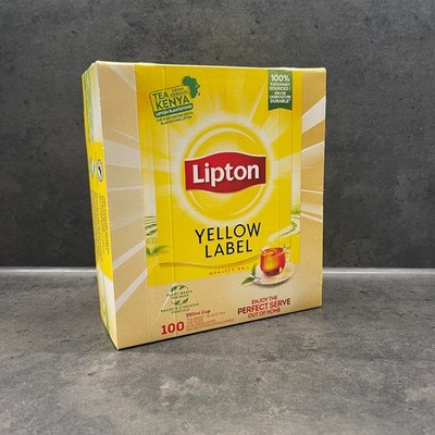 100 TEEBEUTEL - ORIGINAL LIPTON YELLOW LABEL TEE  - 150 g - CEYLON SCHWARZTEE