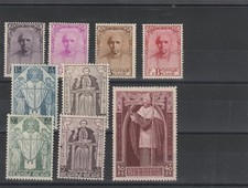 Belgique n°  342/350  , neuf * , TB