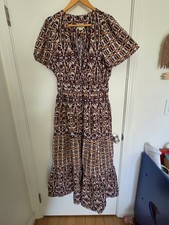 Maeve by Anthropologie XL 100% Cotton Abstract Dress