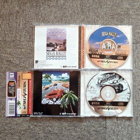 Sega Saturn OutRun Sega Rally CIB NTSC-J Japanese Import Retro