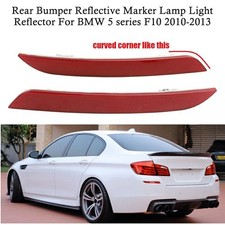 2X Hinten Sto�stange Reflektor R�cklicht Lampen f�r BMW 5 Series F10 F18 2010-13