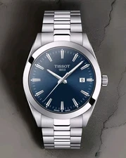 Tissot Gentleman T127.410.11.041.00 Quartz Blue Dial Watch 40mm