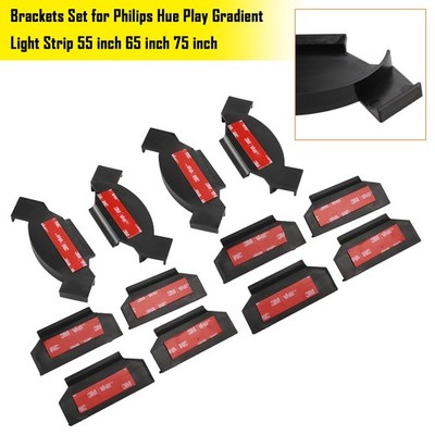 2* Brackets Set for Philips Hue Play Gradient Light Strip 55/65/75 inch