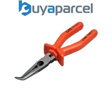 Image of ITL Insulated 00081 Insulated Bent Nose Pliers 200mm (8in) ITL00081